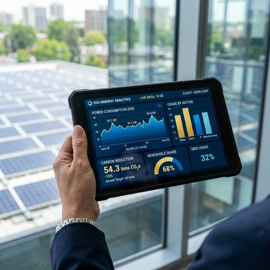 Dashboard di monitoraggio energetico